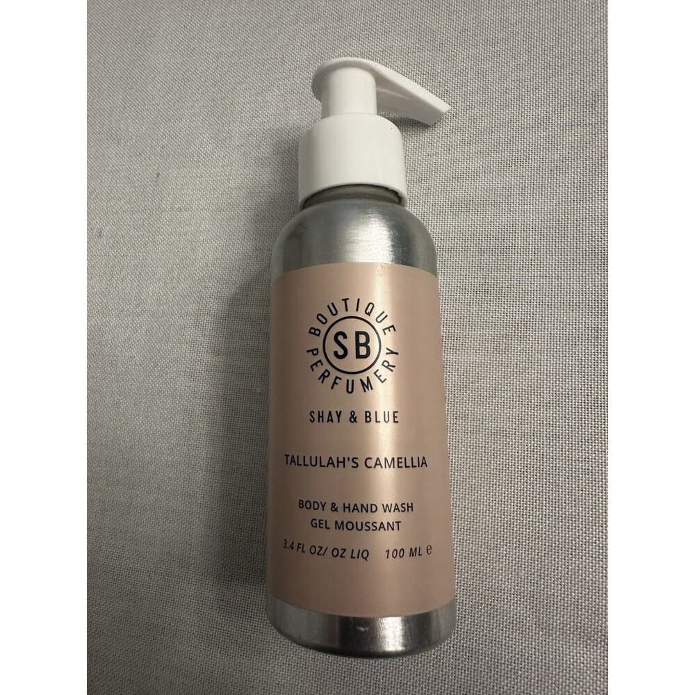 Camellia Hand and Body Wash Gel white gardenia 3.4 Fl Oz/ 100 ml by Shay & Blue